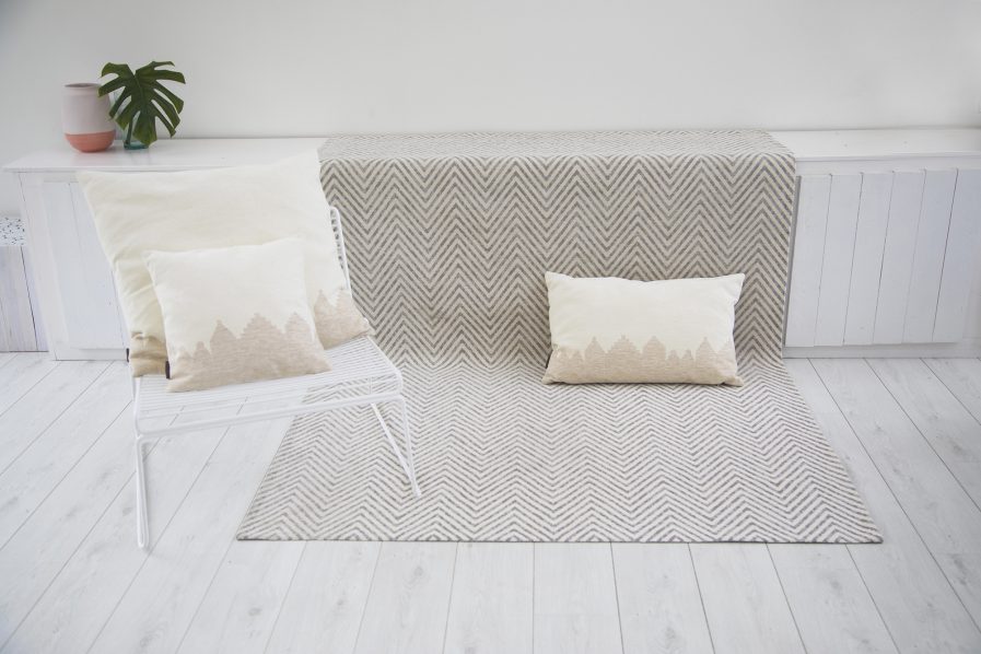 Carpet - Amsterdam Scandinavian - light grey/vanilla - Simple Clean / souvenir