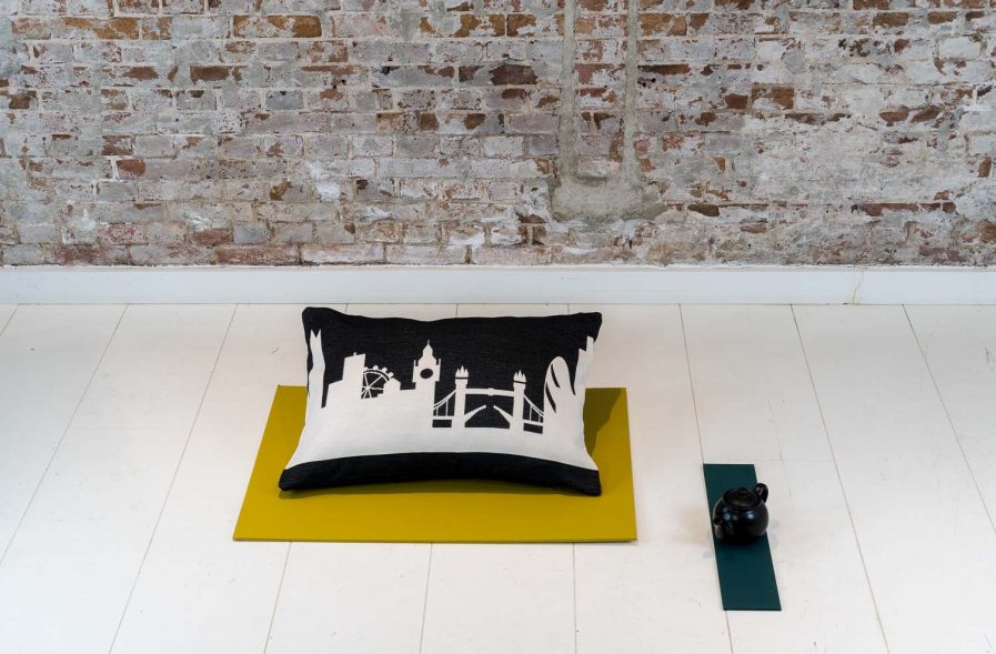 The London city pillow is a timeless home deco item
